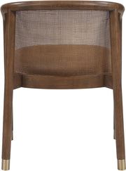 Sylvan Vegan Leather Upholstered Dining Chair in Cognac, Set of 2 - 77087Cognac-C