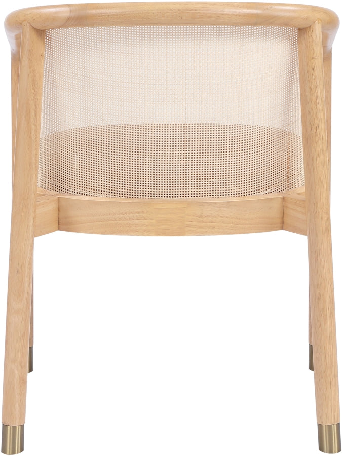 Sylvan Vegan Leather Upholstered Dining Chair in Cognac, Set of 2 - 77088Cognac-C