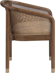 Sylvan Vegan Leather Upholstered Dining Chair in Cream, Set of 2 - 77087Cream-C
