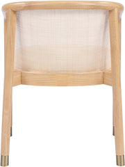 Sylvan Vegan Leather Upholstered Dining Chair in Cream, Set of 2 - 77088Cream-C