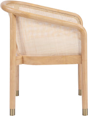 Sylvan Vegan Leather Upholstered Dining Chair in Cream, Set of 2 - 77088Cream-C