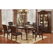 Sylvana Brown Cherry/Espresso Dining Table - CM3453T