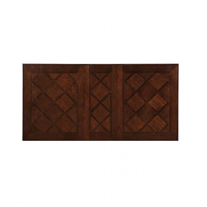 Sylvana Brown Cherry/Espresso Dining Table - CM3453T