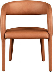 Sylvester Vegan Leather Upholstered Dining Chair in Cognac - 987Cognac-C