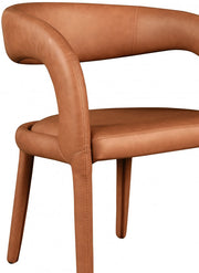Sylvester Vegan Leather Upholstered Dining Chair in Cognac - 987Cognac-C