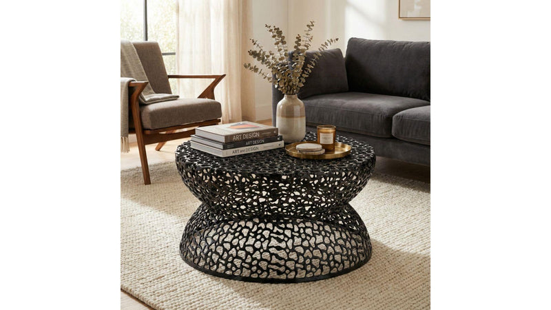 T3704 Round Coffee Table Black - T3704 Round Coffee Table Black