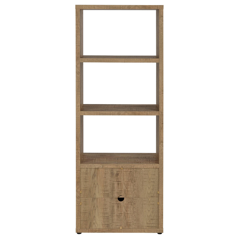 Tabby 3-shelf Engineered Wood Media Tower Mango - 701703