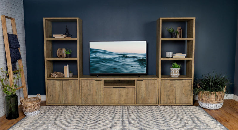 Tabby 4-door Engineered Wood 60-inch TV Stand Mango - 701702