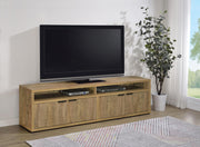Tabby 79-inch 4-door Engineered Wood TV Stand Media Console Mango - 700933