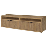 Tabby 79-inch 4-door Engineered Wood TV Stand Media Console Mango - 700933