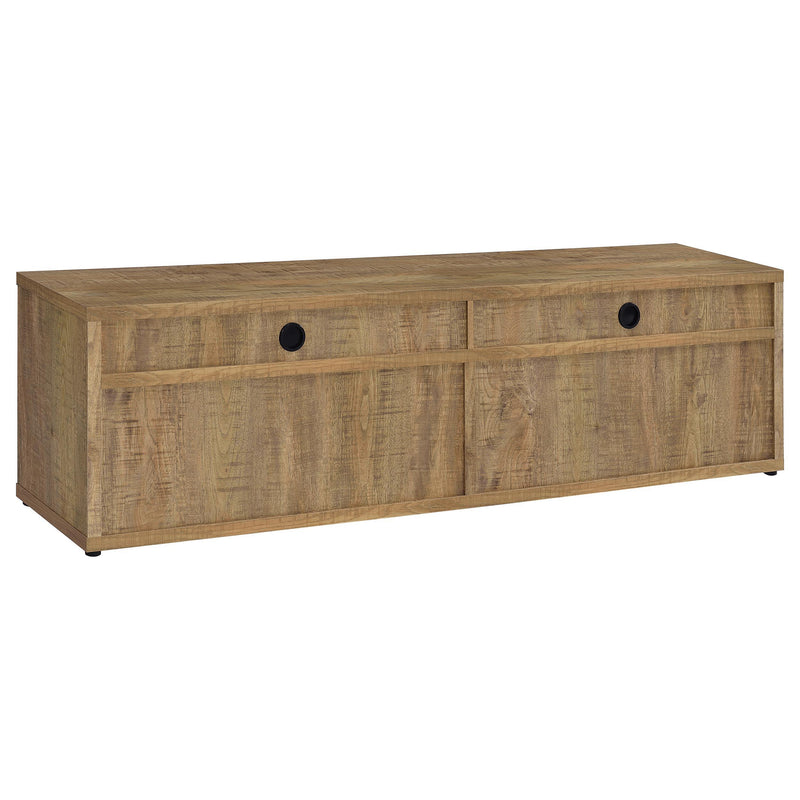 Tabby 79-inch 4-door Engineered Wood TV Stand Media Console Mango - 700933
