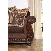 Tabitha Brown/Gold Sofa - SM6109-SF