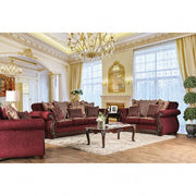 Tabitha Wine/Gold Sofa - SM6110-SF