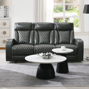 Taddeo Power Motion Sofa w/Power Headrest, USB, Wireless Charger, LED & Reading Light - LV06230
