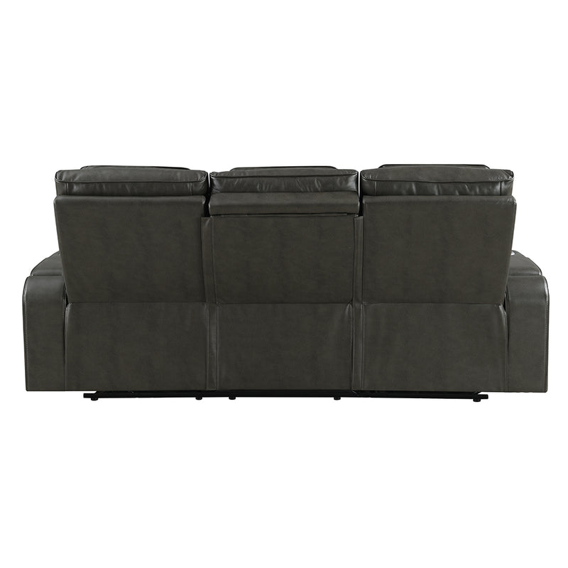 Taddeo Power Motion Sofa w/Power Headrest, USB, Wireless Charger, LED & Reading Light - LV06230