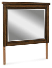 Taffenbrook Medium Brown Bedroom Mirror - B849-36
