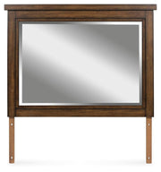 Taffenbrook Medium Brown Bedroom Mirror - B849-36