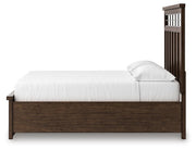 Taffenbrook Medium Brown California King Panel Storage Bed - B849B5