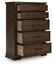 Taffenbrook Medium Brown Chest of Drawers - B849-46