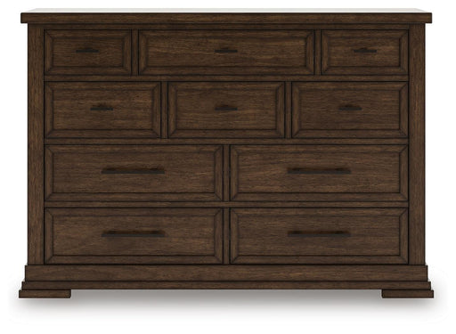 Taffenbrook Medium Brown Dresser - B849-31