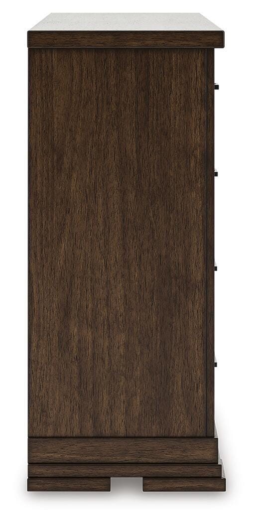 Taffenbrook Medium Brown Dresser - B849-31