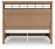 Taffenbrook Medium Brown King Panel Storage Bed - B849B4
