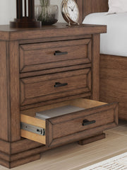 Taffenbrook Medium Brown Nightstand - B849-93