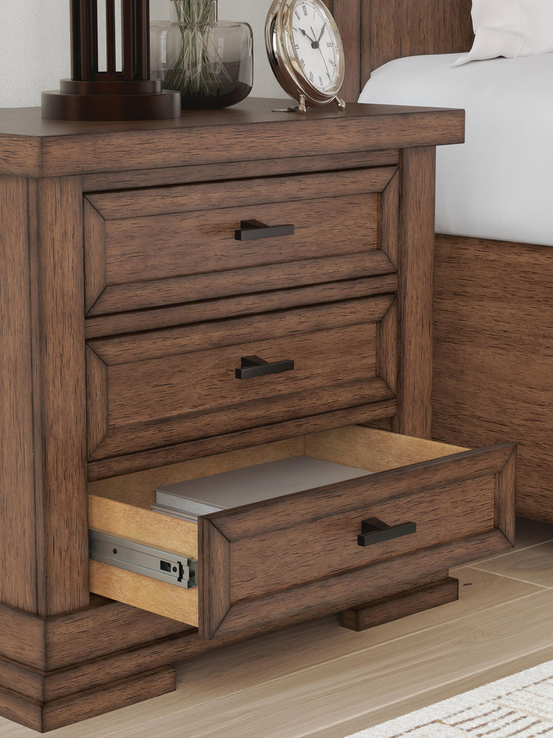 Taffenbrook Medium Brown Nightstand - B849-93