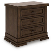 Taffenbrook Medium Brown Nightstand - B849-93