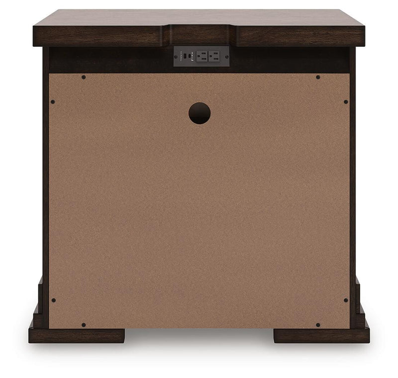 Taffenbrook Medium Brown Nightstand - B849-93