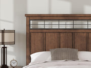 Taffenbrook Medium Brown Queen Panel Storage Bed - B849B2