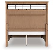 Taffenbrook Medium Brown Queen Panel Storage Bed - B849B2