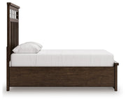 Taffenbrook Queen Panel Storage Bed, Dresser and Mirror - B849B3