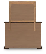 Taffenbrook Queen Panel Storage Bed, Dresser and Mirror - B849B3