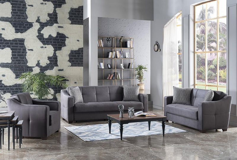 Tahoe Armchair (Melson Dark Gray) - Gate FurnitureLiving Room Chair