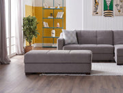 Tahoe Ottoman (Verderio Dark Gray) - Gate FurnitureOttoman