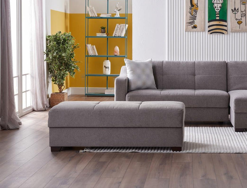 Tahoe Ottoman (Verderio Dark Gray) - Gate FurnitureOttoman