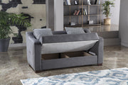 Tahoe Sleeper (Melson Dark Gray) Living Room Set - Gate FurnitureLiving Room Set