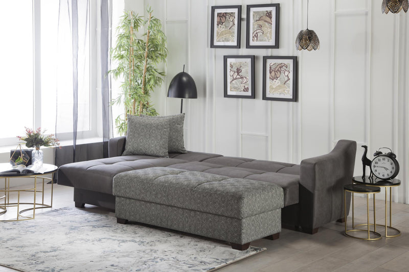 Tahoe Storage Ottoman (Carrie Sw Gray 515) 1 Piece - Gate FurnitureOttoman
