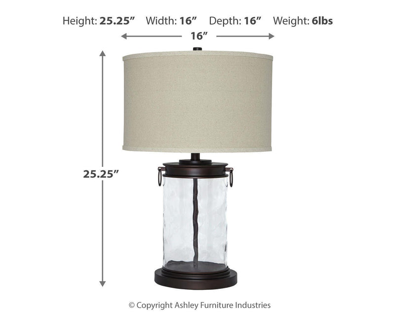 Tailynn Clear/Bronze Finish Table Lamp (Set of 2) - L430324X2