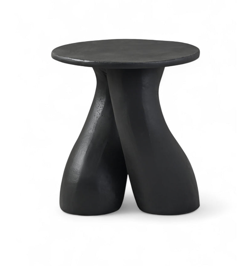 Talence Aluminium End Table in Black - 99032Black-ET