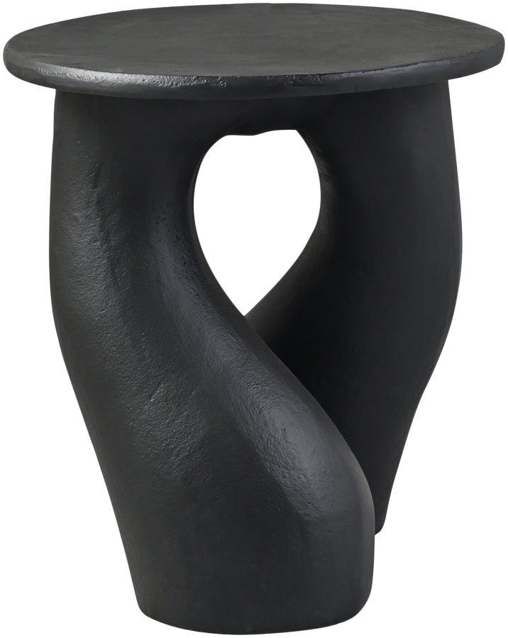Talence Aluminium End Table in Black - 99032Black-ET