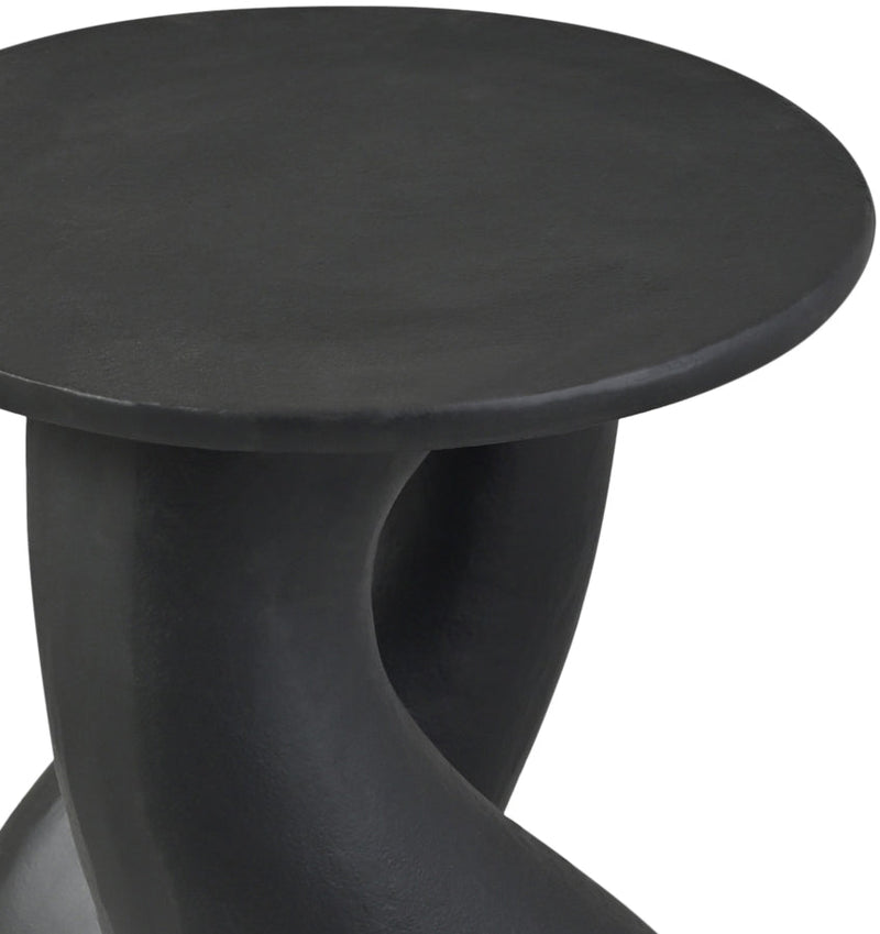 Talence Aluminium End Table in Black - 99032Black-ET