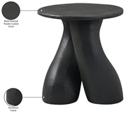 Talence Aluminium End Table in Black - 99032Black-ET