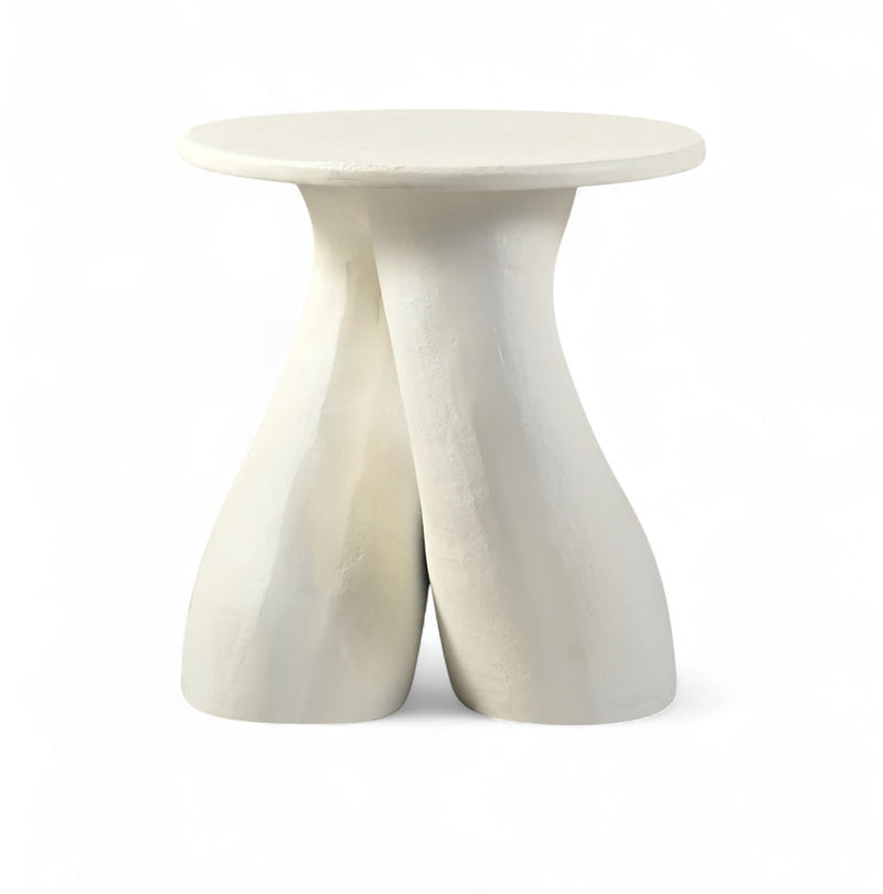 Talence Aluminium End Table in Cream - 99032Cream-ET