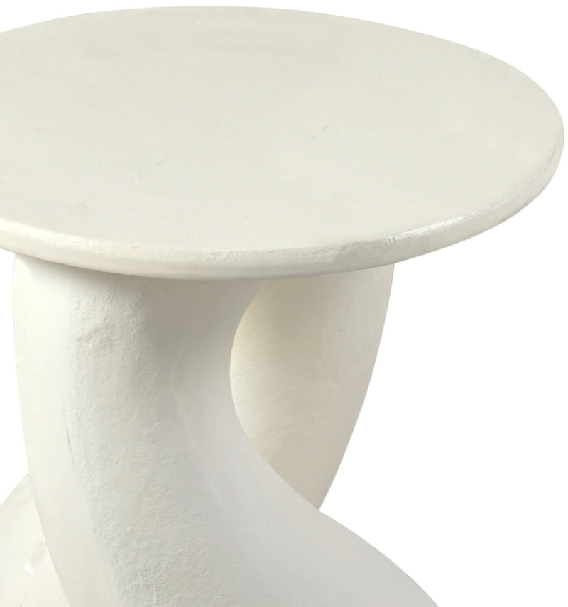 Talence Aluminium End Table in Cream - 99032Cream-ET