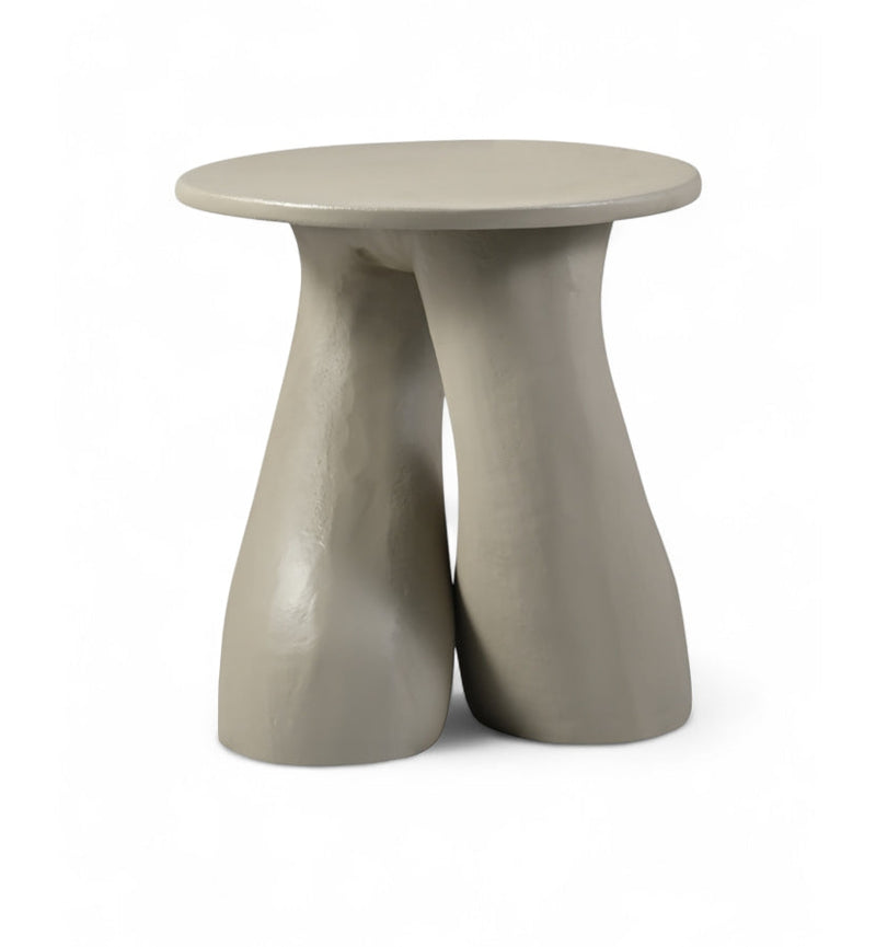 Talence Aluminium End Table in Taupe - 99032Taupe-ET