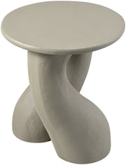 Talence Aluminium End Table in Taupe - 99032Taupe-ET