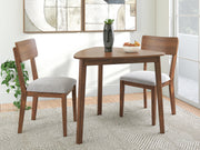 Tameride Dining Table and 2 Chairs in Brown - PKG024686