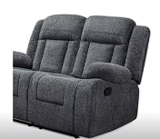 Tampa Gray Sofa & Loveseat & Chair - TAMPA-GY-SLC